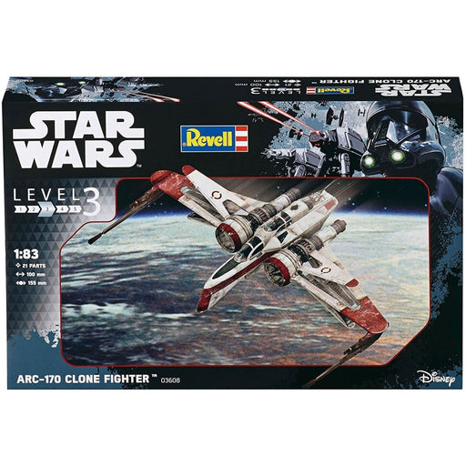Figurina Kit de Asamblare Star Wars - ARC-170 Fighter (1:83) - Red Goblin