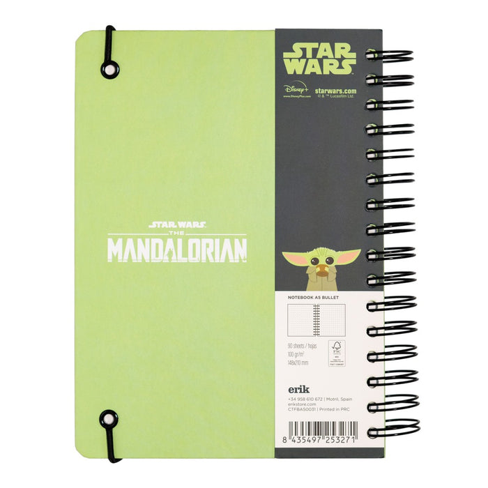 Notebook cu Sina Hard Cover A5 The Mandalorian - Red Goblin