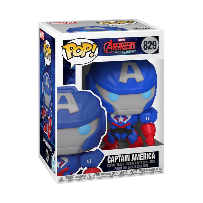 Figurina Funko Pop Marvel Mech Captain America - Red Goblin