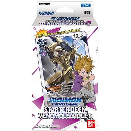 Digimon Card Game - Starter Deck Display Venomous Violet ST-6 - Red Goblin