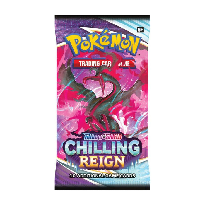 Pokemon Trading Card Game Sword & Shield 6 Chilling Reign Booster Pack - Red Goblin