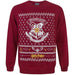 Pulover Harry Potter Xmas Crest Crew - Red Goblin