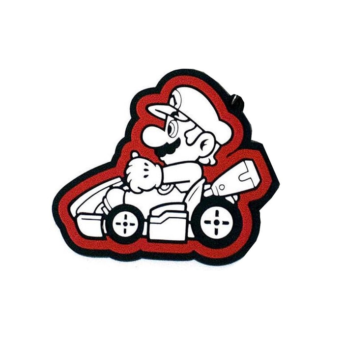 Breloc Nintendo: Mario Kart Alb Negru - Red Goblin