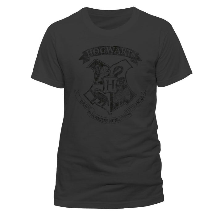 Tricou Harry Potter Distressed Hogwarts Unisex - Red Goblin