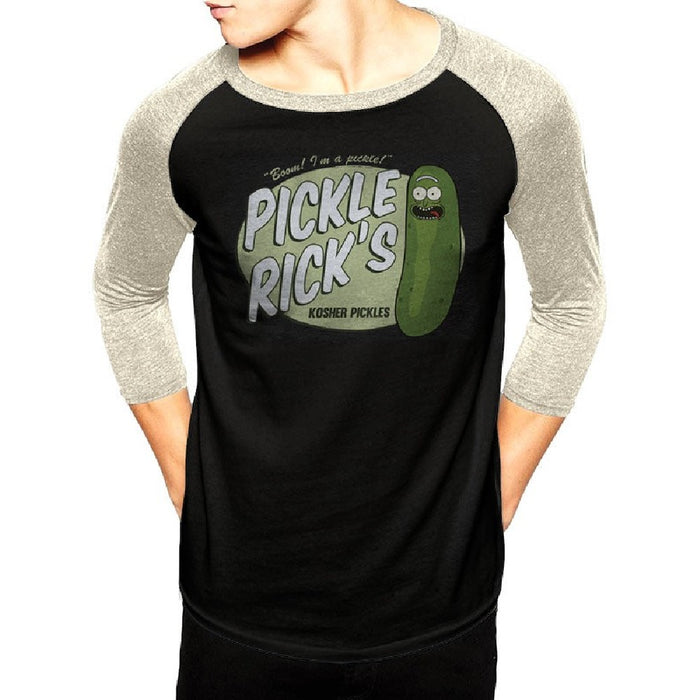 Tricou Baseball Rick And Morty Kosher Pickle - Red Goblin