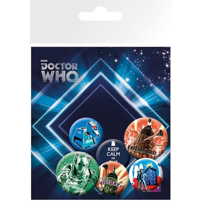 Pin Badges - Doctor Who (Retro) - Red Goblin