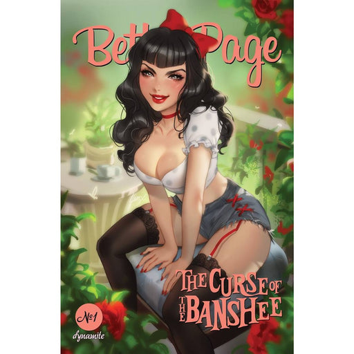 Bettie Page & Curse of The Banshee 01 Premium Li Foc Var - Red Goblin