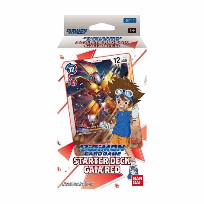 Digimon Card Game - Starter Deck Display Gaia Red ST-1 - Red Goblin