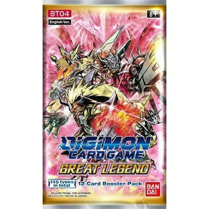 Digimon Card Game - Great Legend Booster Pack - Red Goblin
