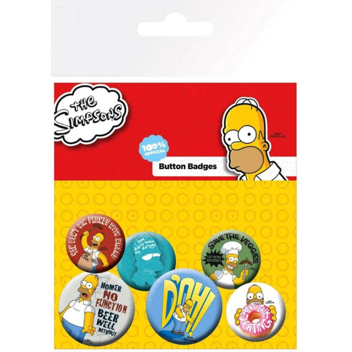 Pin Badges: Simpsons - Homer - Red Goblin