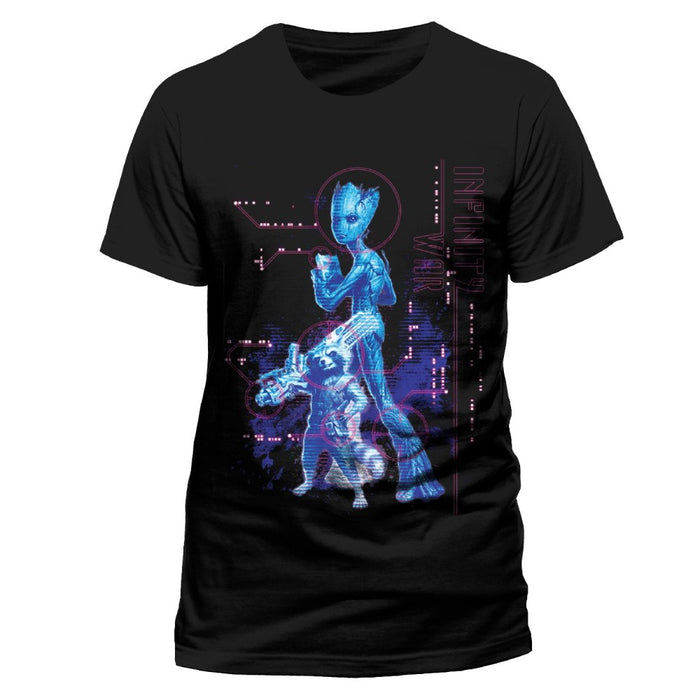 Tricou: The Avengers Infinity War - Neon Groot - Red Goblin