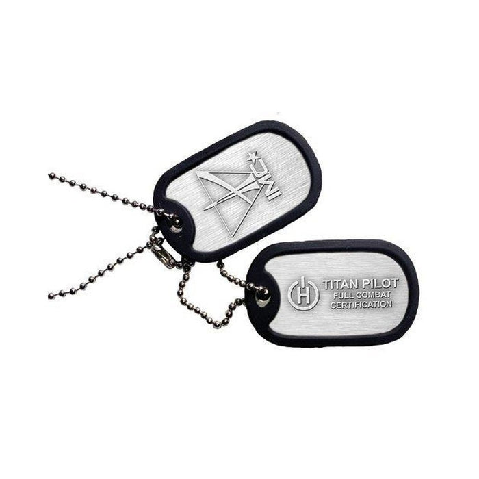 Colier: Titanfall Dog Tags Combat Certified Pilot - Red Goblin
