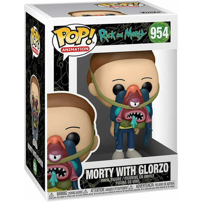 Figurina Funko Rick & Morty - Morty with Glorzo - Red Goblin