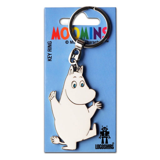 Breloc de metal: Moomins - Moomintroll - Red Goblin