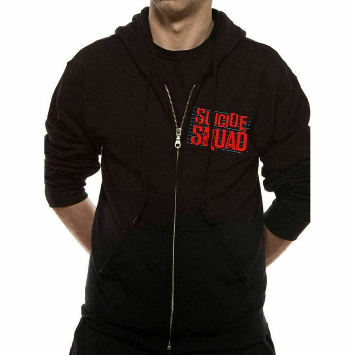 Suicide Squad - Bomb Logo Zipped Hoodie - Red Goblin