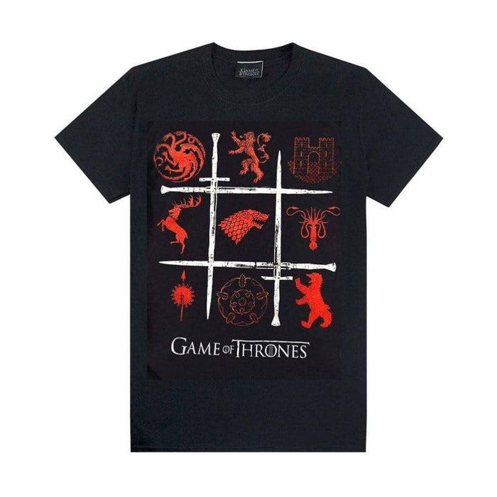 Tricou: Game of Thrones - Sigils Swords - Red Goblin