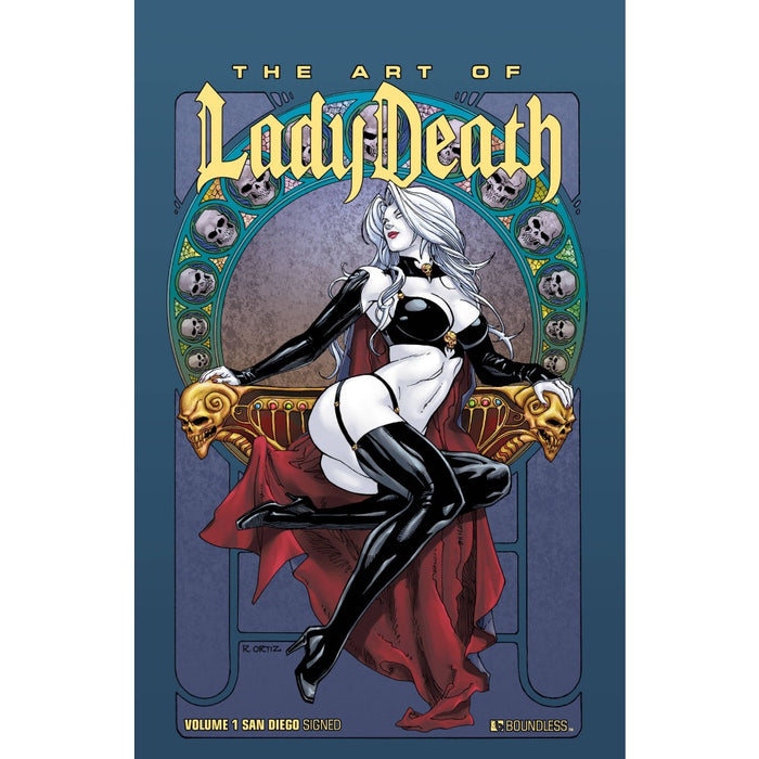 Art of Lady Death Signed HC Vol 01 SDCC Edition - Red Goblin