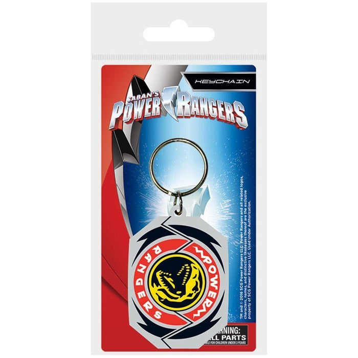 Breloc de cauciuc: Power Rangers - T-Rex Morphin Badge - Red Goblin