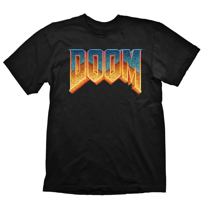 Tricou Doom Classic Logo - Red Goblin